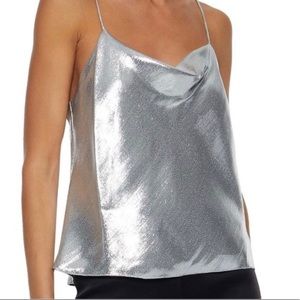 Alice and Olivia metallic top